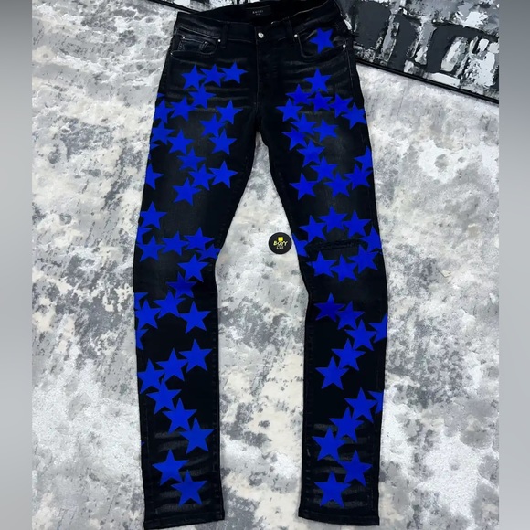 Blue Star Amiri Jeans